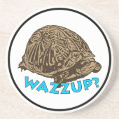 Wazup - Turtle Sandstone Drink Coaster コースター (正面)