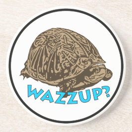 Wazup - Turtle Sandstone Drink Coaster コースター