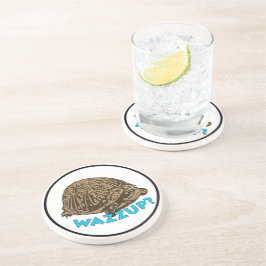 Wazup - Turtle Sandstone Drink Coaster コースター
