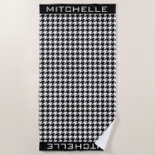 WBパーソナライズされたビーチタオル ビーチタオル (正面)