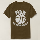 WBB対全員1 Tシャツ (デザイン正面)