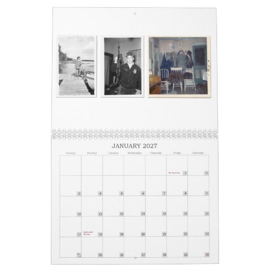 WBKのカレンダー カレンダー (1月 2027)