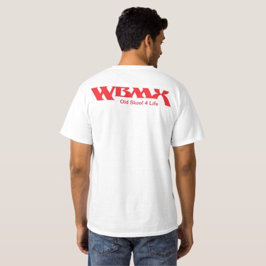 WBMX Tシャツ – 古いSkool 4ライフ両面 (裏面フル)
