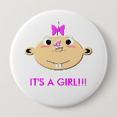 WButtterflynose 缶バッジ (正面)