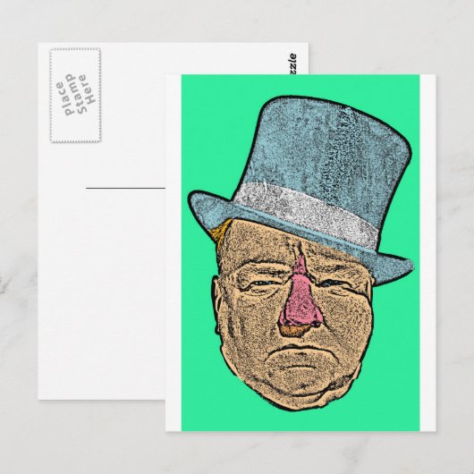 WCフィールズ ポストカード (正面/裏面)