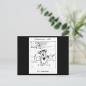 WCフィールドマウスかわいいリトルマウスRick London ポストカード (スタンド正面)