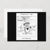 WCフィールドマウスかわいいリトルマウスRick London ポストカード (正面/裏面)