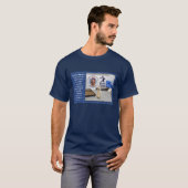 WCCの子犬の帖当の(前部)暗い服装 Tシャツ (正面フル)