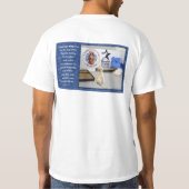 WCCの子犬の帖当 Tシャツ (裏面)