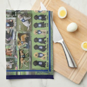 WCCの2013年の台所タオルの犬 キッチンタオル (四つ折り)