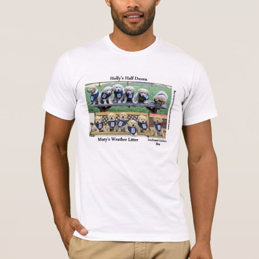 WCC (前部)の子犬 Tシャツ (正面)