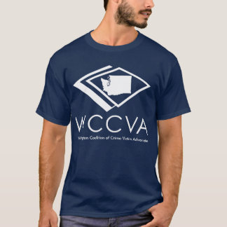 WCCVAの暗いTシャツ-単語の大きいロゴ Tシャツ