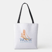 WCCW Bridge Logo（両面）のトート トートバッグ (裏面)