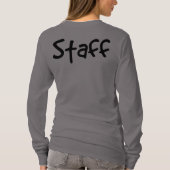 WCRAS長袖シャツグレー Tシャツ (裏面)