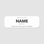 WCSフォロワー名タグ 名札 (正面)