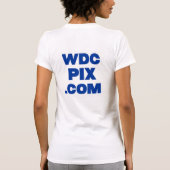 WDCPIX.COMの女の子のティー Tシャツ (裏面)