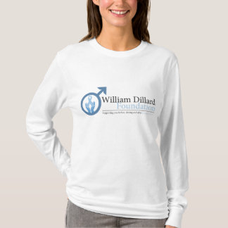 WDFのレディースによって合われる長袖(白い) Tシャツ