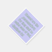 WDJS:賛美平和構築者 スタンダードカクテルナプキン (角)