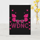 WDNC（私たちは気にしないクラブ）の誇りあるメンバー カード (黄色い花)