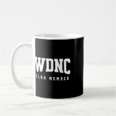 Wdnc Club Member We Do Not Care Gift Women Perimen コーヒーマグカップ (左)