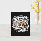 Wdnc We Do Not Care クラブの自慢のメンバー カード (黄色い花)