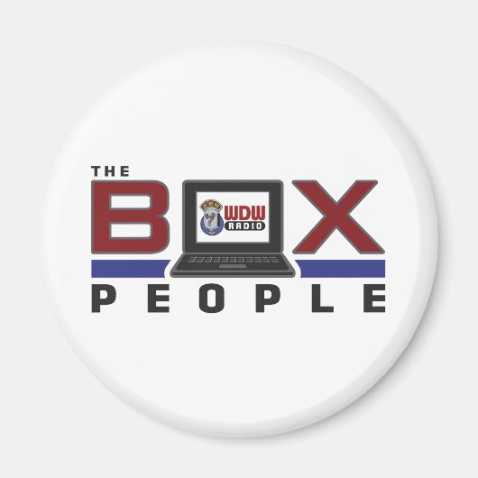 WDWラジオボックスのユーザー マグネット (正面)