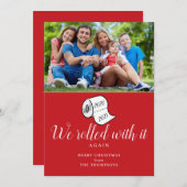Weおもしろい With 転が It Photo Crismas シーズンカード (正面/裏面)