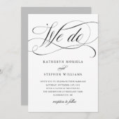 WEが行う書道クラシック結婚式招待状 招待状 (正面/裏面)