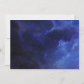 Weエロプグリッターハート写真エロペメント宇宙 招待状 (裏面)