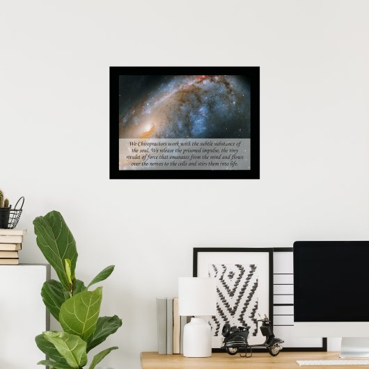 Weカイロプラクター引用文ポスター ポスター (ホームオフィス)