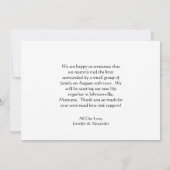 Weスクリプ得ト結婚したの写真 案内状 (裏面)