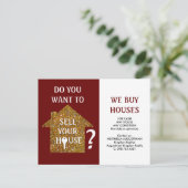 WEハウズ買不動産仲介業者 ポストカード (スタンド正面)