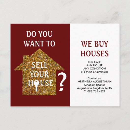 WEハウズ買不動産仲介業者 ポストカード (正面)