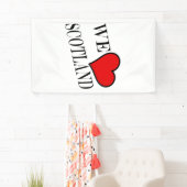 Weハートスコットランドbk (v) bnrcnt 横断幕 (インサイチュ)