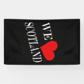 Weハートスコットランドwt (v) bnrcnt 横断幕 (横)