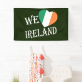 WeハートフラッグIreland wt (h) bnrcnt 横断幕 (インサイチュ)