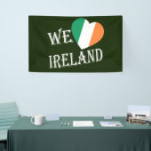 WeハートフラッグIreland wt (h) bnrcnt 横断幕 (トレードショー)