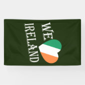 WeハートフラッグIreland wt (v) bnrcnt 横断幕 (横)