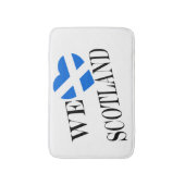 WeハートフラッグScotland bkbmt バスマット (正面縦)