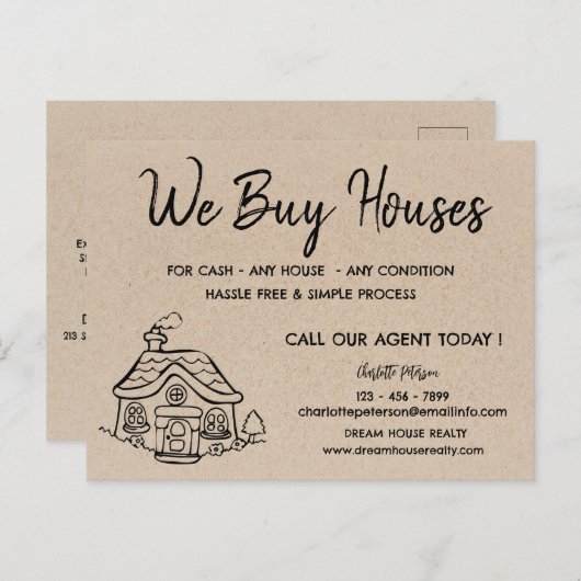 Weハ買ウスス実在エステートプロモーションKraft ポストカード (正面/裏面)