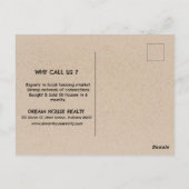 Weハ買ウスス実在エステートプロモーションKraft ポストカード (裏面)