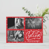 Weホリデー信じクリスマスカード シーズンカード (スタンド正面)