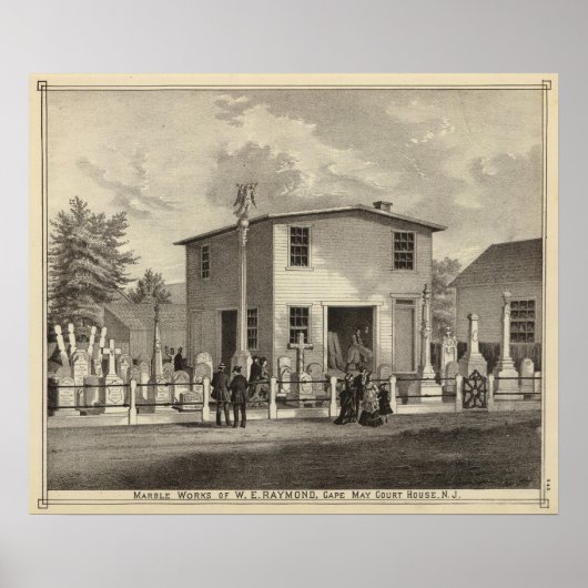 WEレイモンドの大理石作品 ポスター (正面)