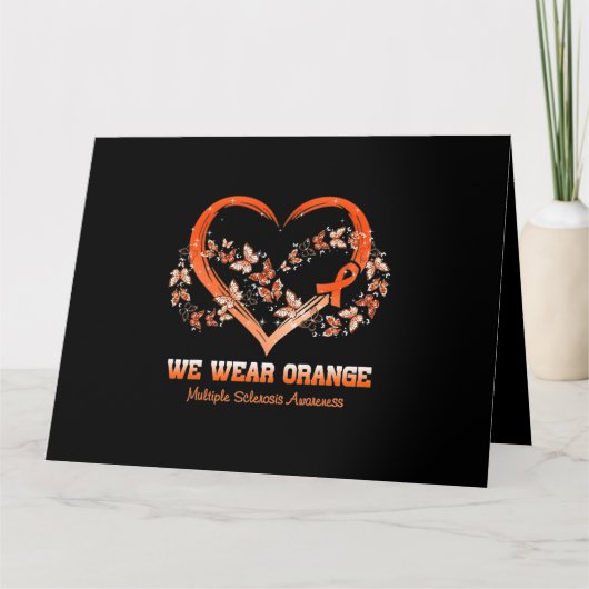 We衣服オレンジマルチプルサーキュラシス認識度 カード (正面)