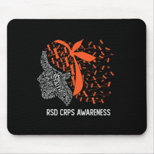 We衣服オレンジRsd Crps認識度2 マウスパッド