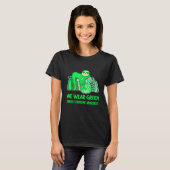 We衣服グリーン歌舞伎症候群認識度スロット Tシャツ (正面フル)