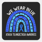 We衣服ブルーforアタキシアテラギエクタシア認識度T スクエアシール (正面)