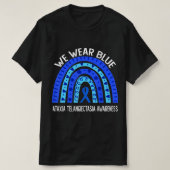 We衣服ブルーforアタキシアテラギエクタシア認識度T Tシャツ (デザイン正面)