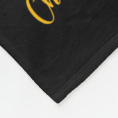 We衣服金ゴールド小児癌認識度金ゴールドRibbo フリースブランケット (角)