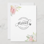 We, 得バラ結婚した金ゴールド結婚したフローラ結婚's 案内状 (裏面)